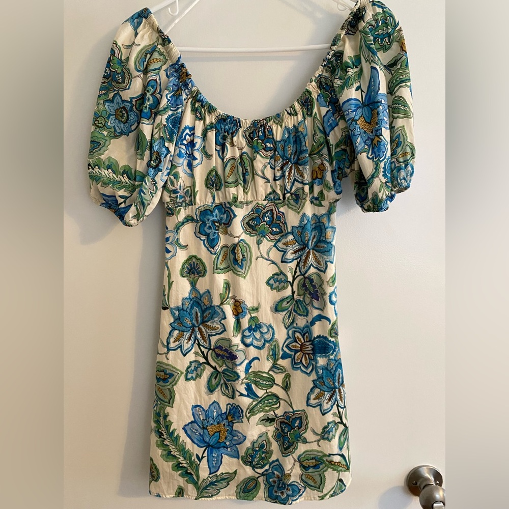 Mango open back dress